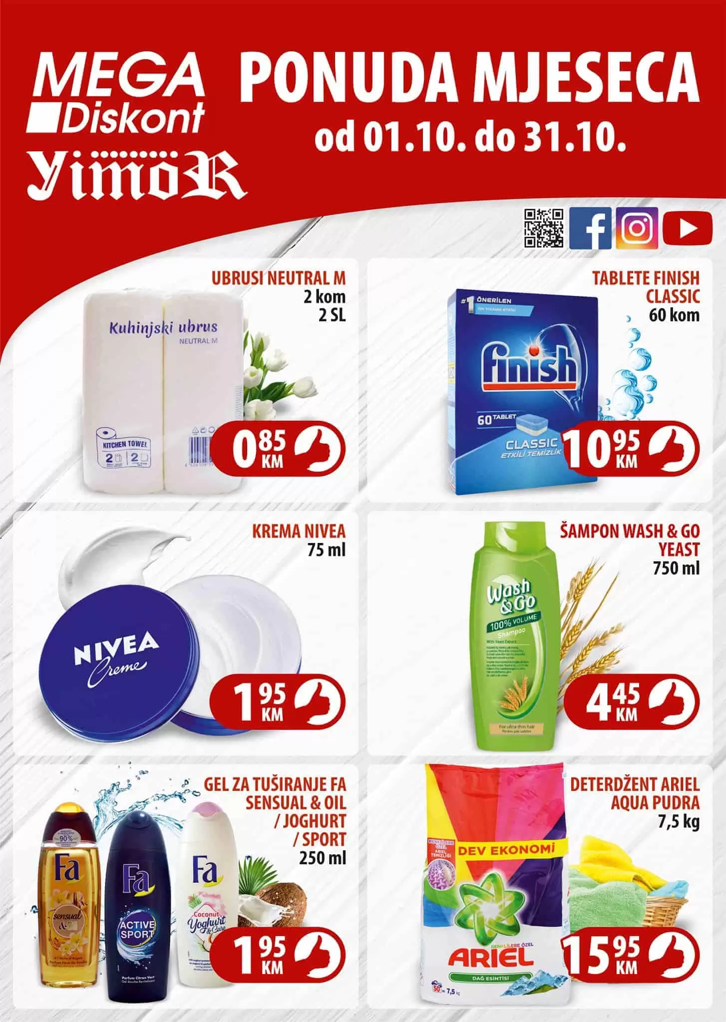 somat tablete, tablete za masinsko pranje posudja, tablete za sudje, nive akrema, hear&shoulders sampon