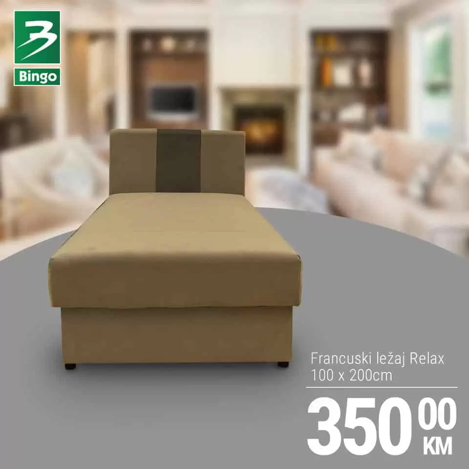 Bingo namjestaj, bingo katalog, bingo snizenje, bingo akcija, bingo vikend akcija, francuski lezaj, francuski lezaj cijena