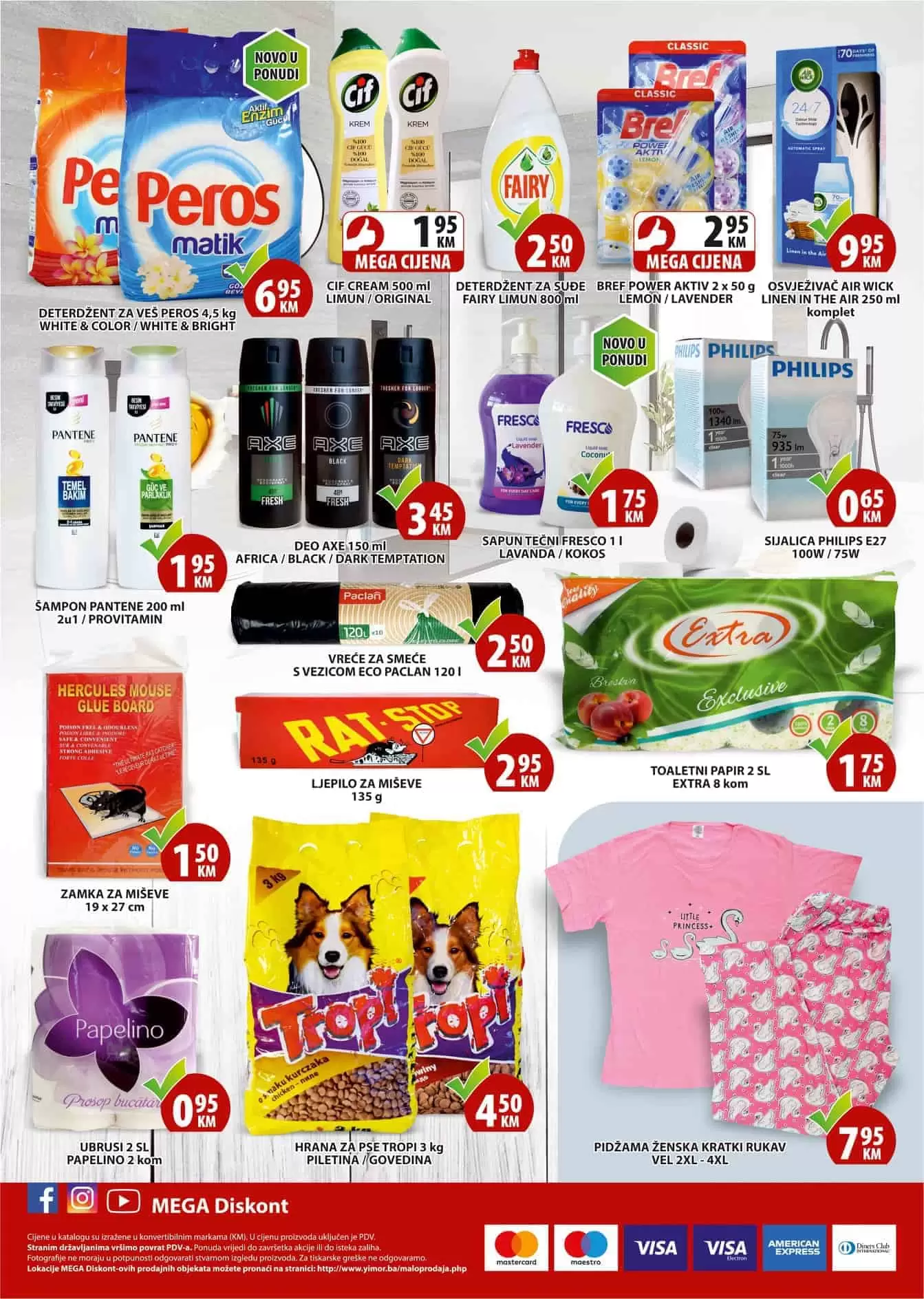 mega diskont super akcija. mega doskont snizenje. yimor super cijene. akcija. popusti. katalozi.  najbolje cijene bez dilemea