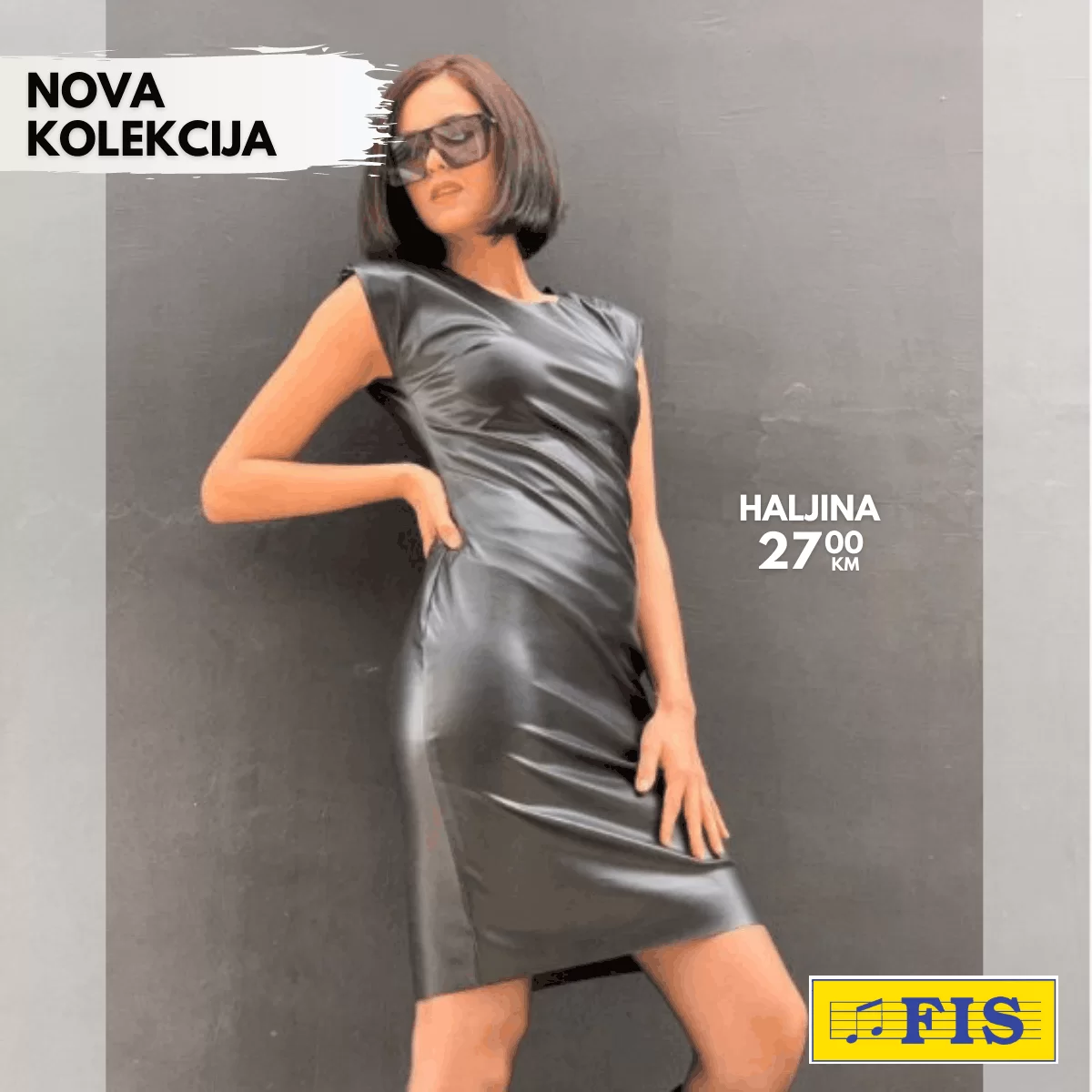haljina za maturu, siva haljina, sjajna haljina, 