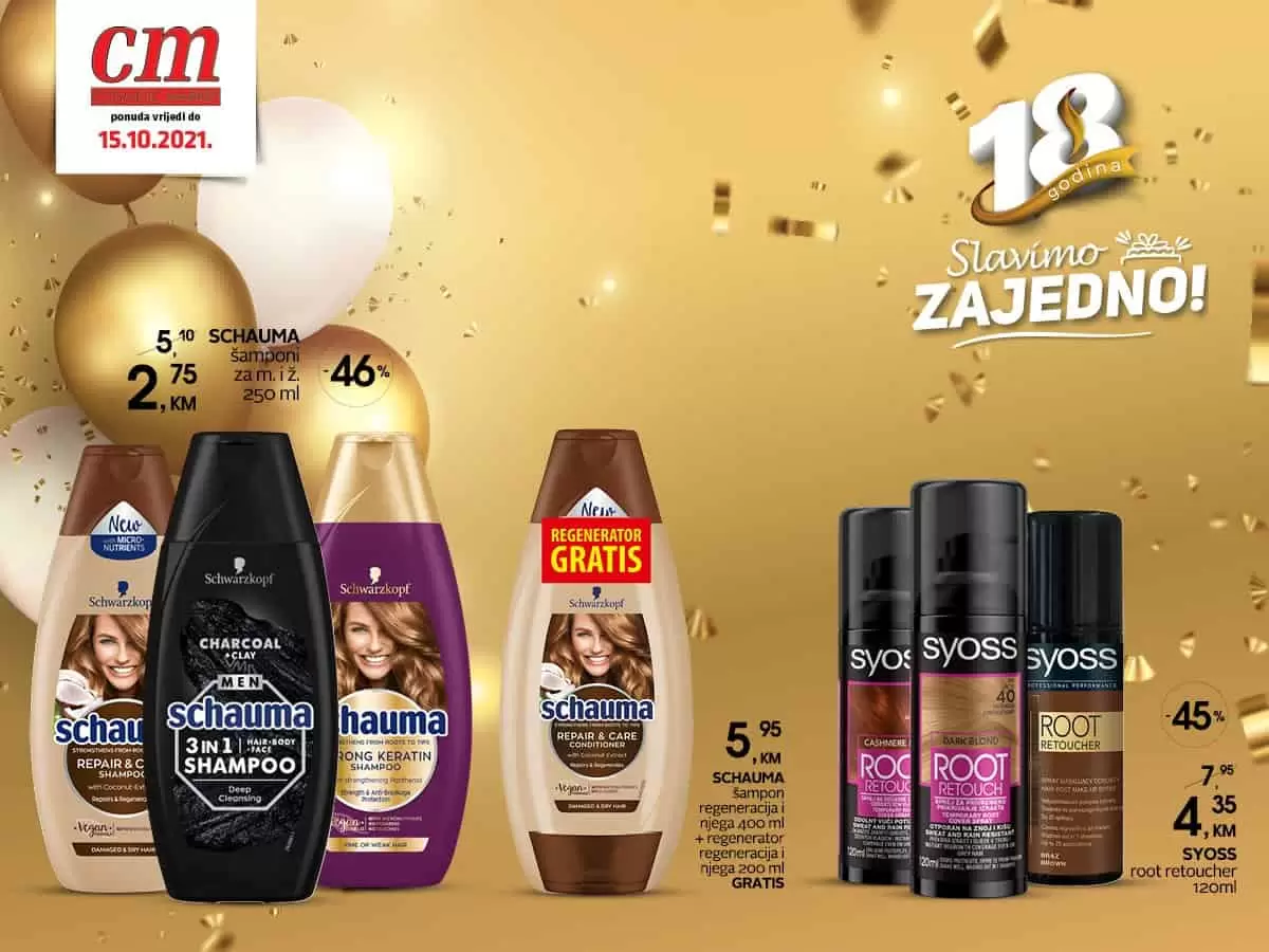 Syoss akcija, Syoss  cijena, Syoss  sampon, schauma, schaum akcija, schauma cijena, schauma sampon