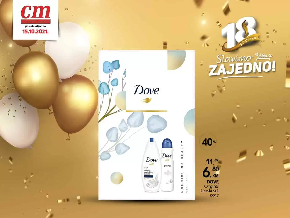 Dove set snižen -40%