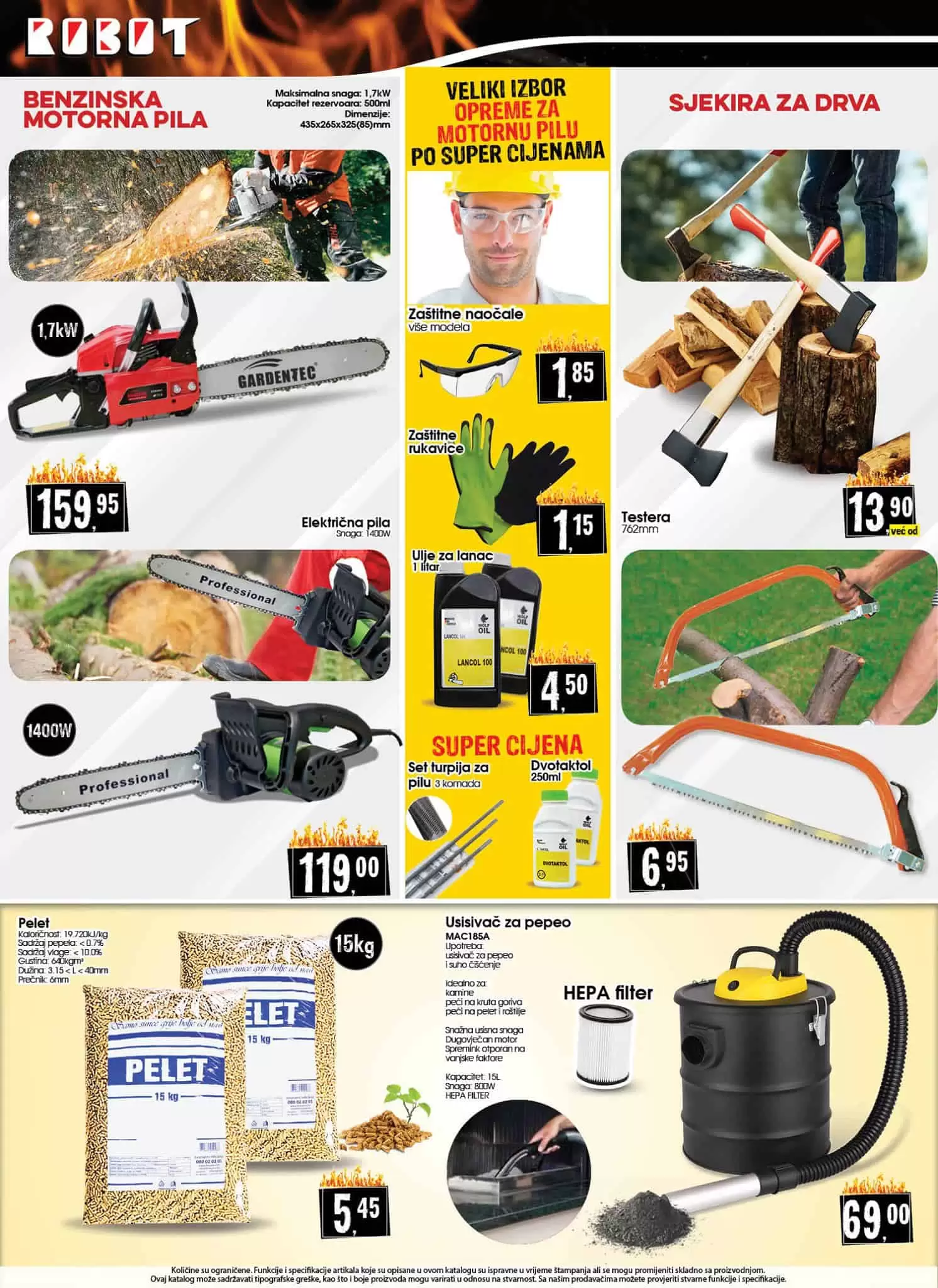 benzinska motorna pila, sjekira za drva, elektricna pila, ulje za lanac, usisivac za pepeo, pelet, peleti cijena, pelet cijena, pelet sarajevo, pelet mostar, pelet tuzla, pelet robot,  