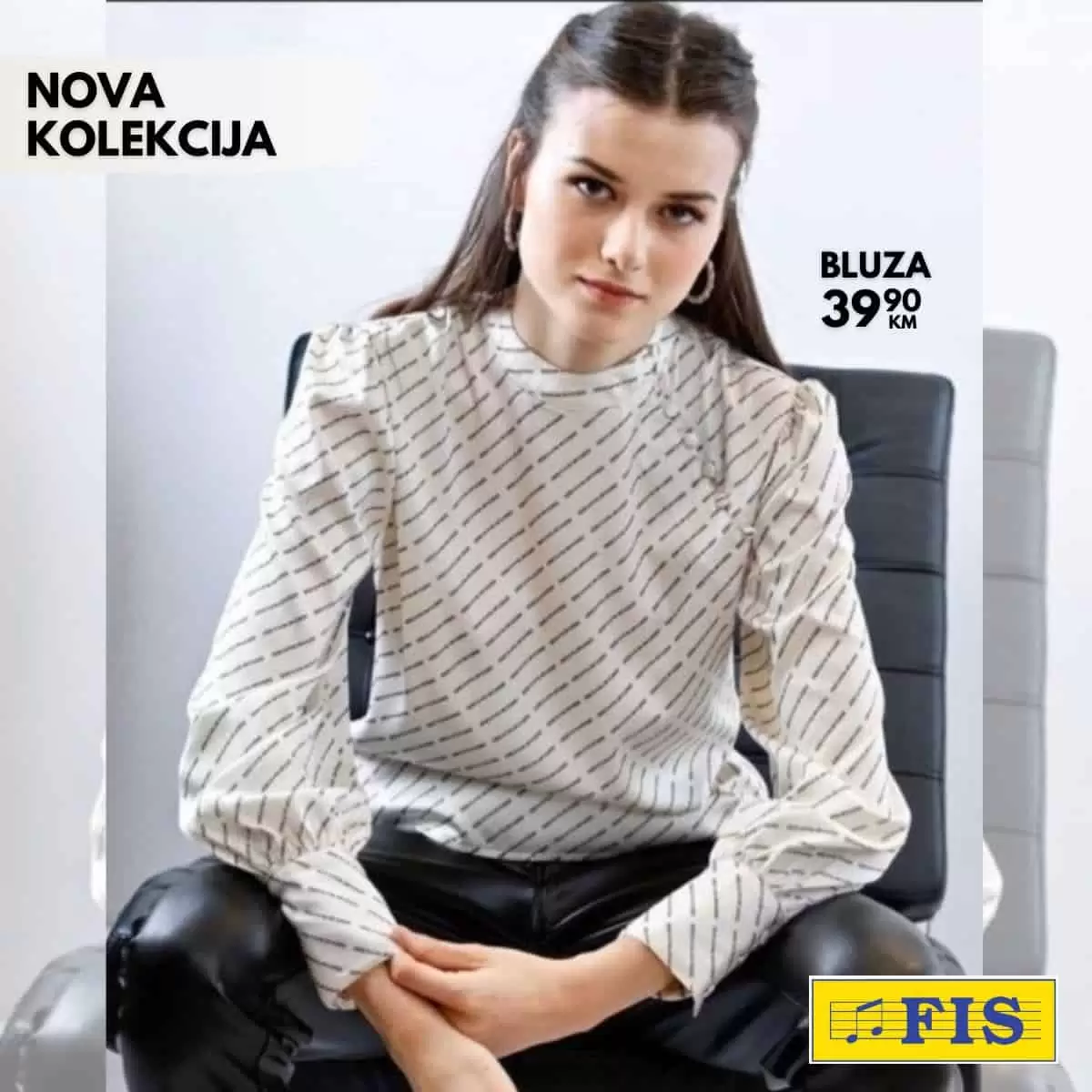 bluza, bluza na linije, lagana bluza, bluza cijena, bluza akcija, bluza snizenje, bluza fis, odjeca fis, odjeca fis akcija