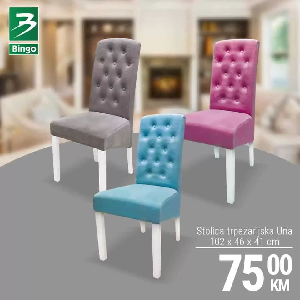 stolice, trpezarijske stolice, stolice sive, stolice plave, stolice bijele, stolice roze, trpezarijske stolice