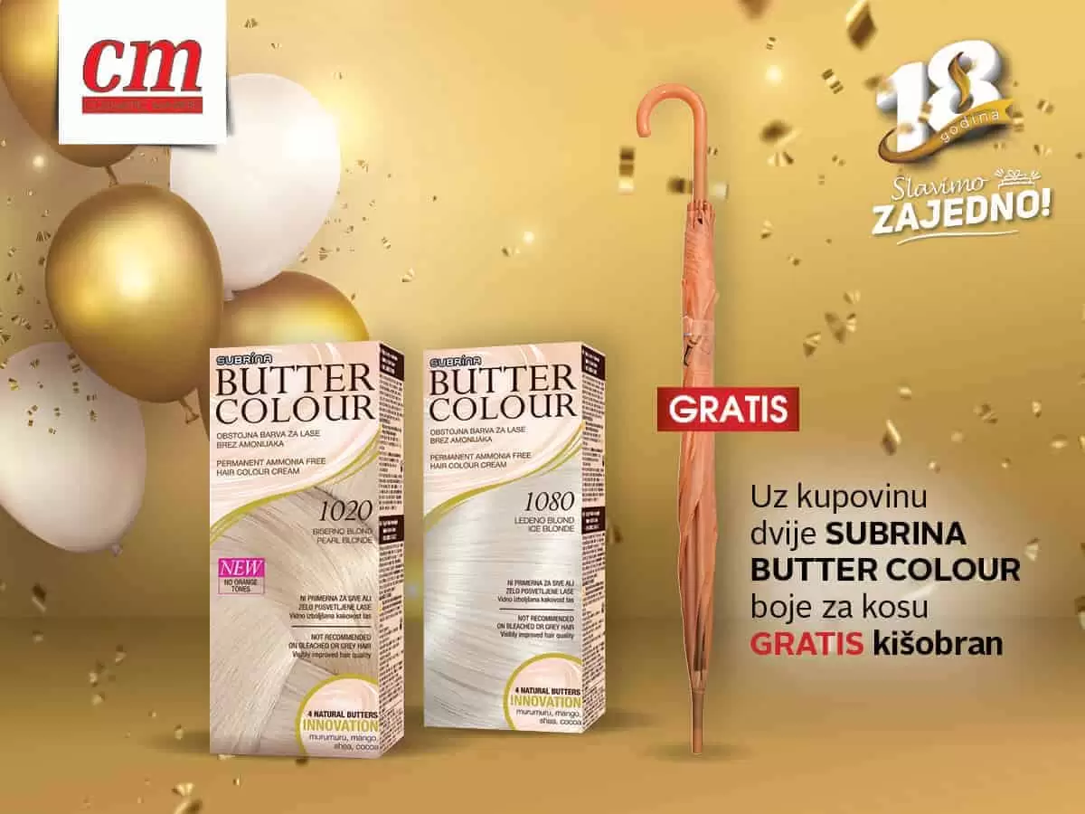 subrina boja za kosu, subrina booja za kosu cijena, gratis kisobran