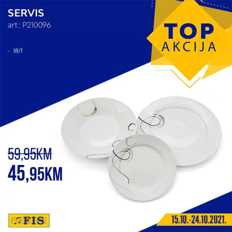 servis, bijeli servis za rucavanje, servis bijeli cijena, bijeli servis cijena