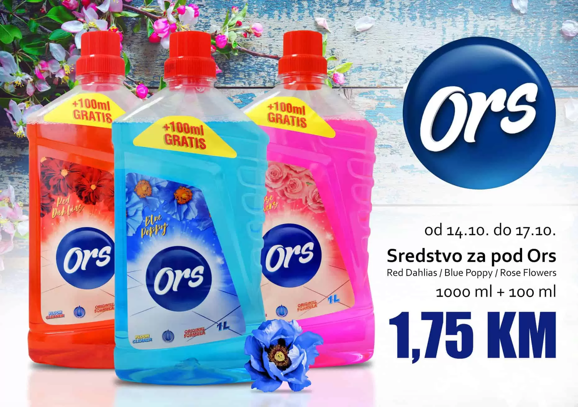 RS sredstvo za pod, sredstvo za brisanje podova, ciscenje podova, osvjezenje doma