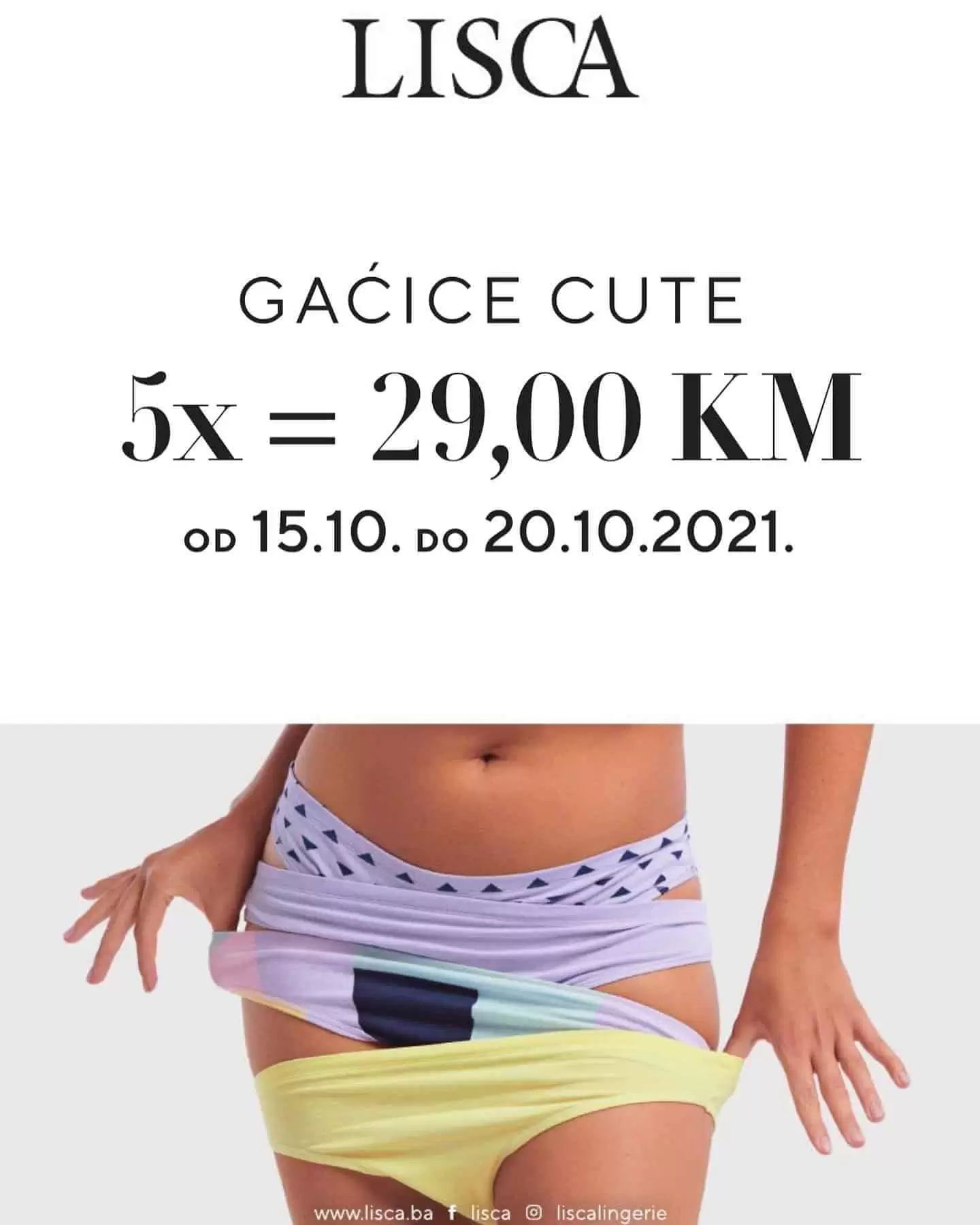 klasicne gacice, brazil gacice, lisica gacice, lisica akcija, lisica cijene, lisica snizenje, lisica donji ves