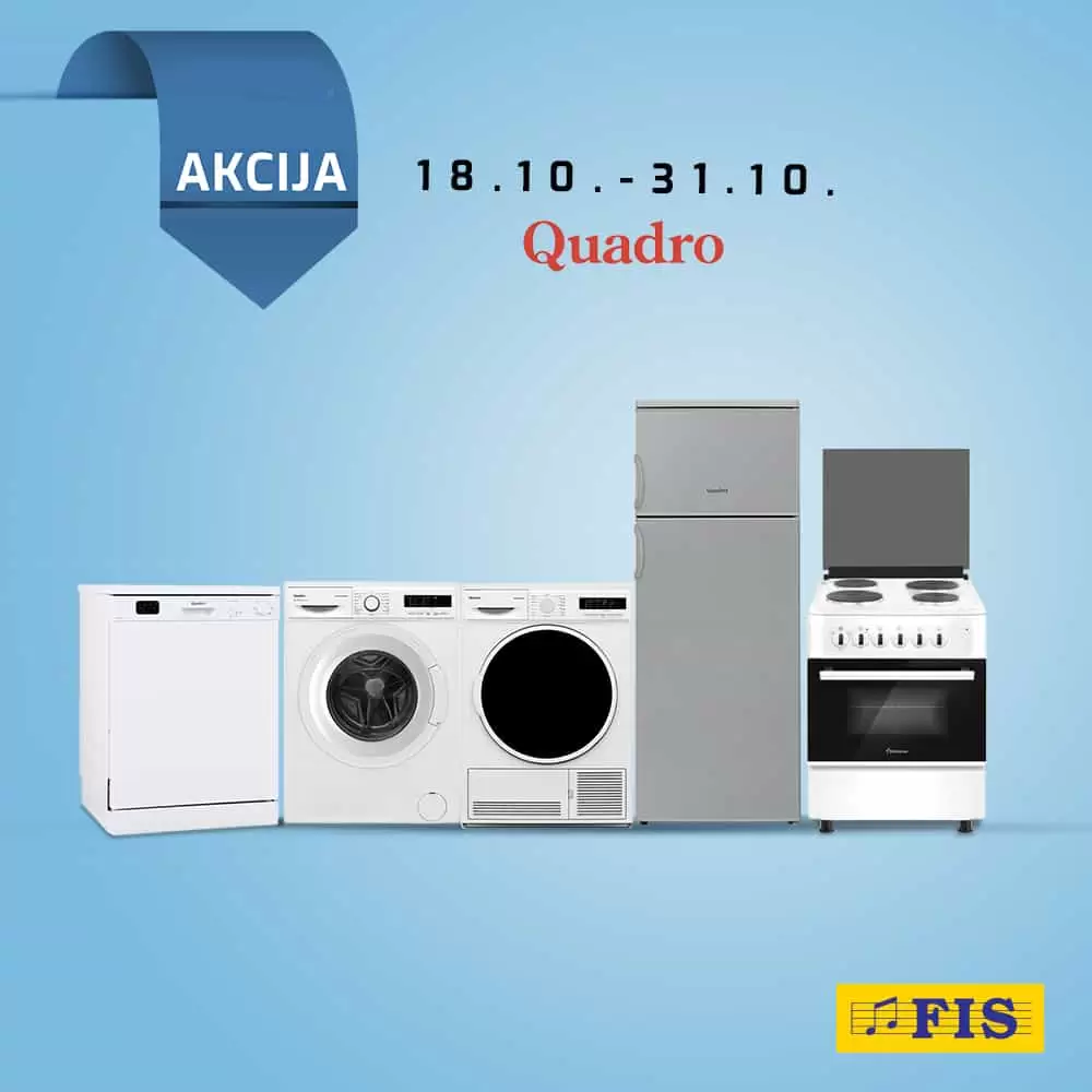 QUADRO, bijela tehnika,QUADRO fis, QUADRO akcija, QUADRO popust, QUADRO snizenje
