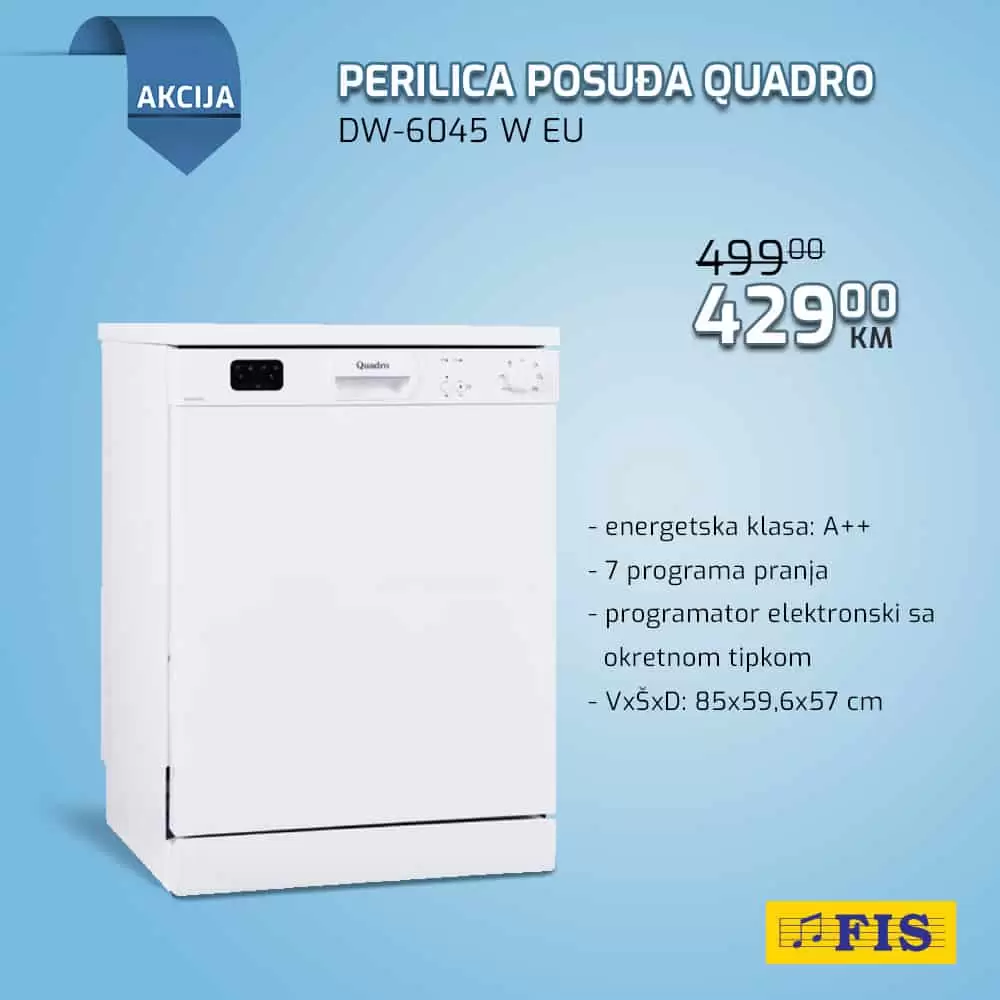 perilica posudja, perilica posudja  cijena, perilica posudja  akcija, perilica posudja  popust, perilica posudja  quadro