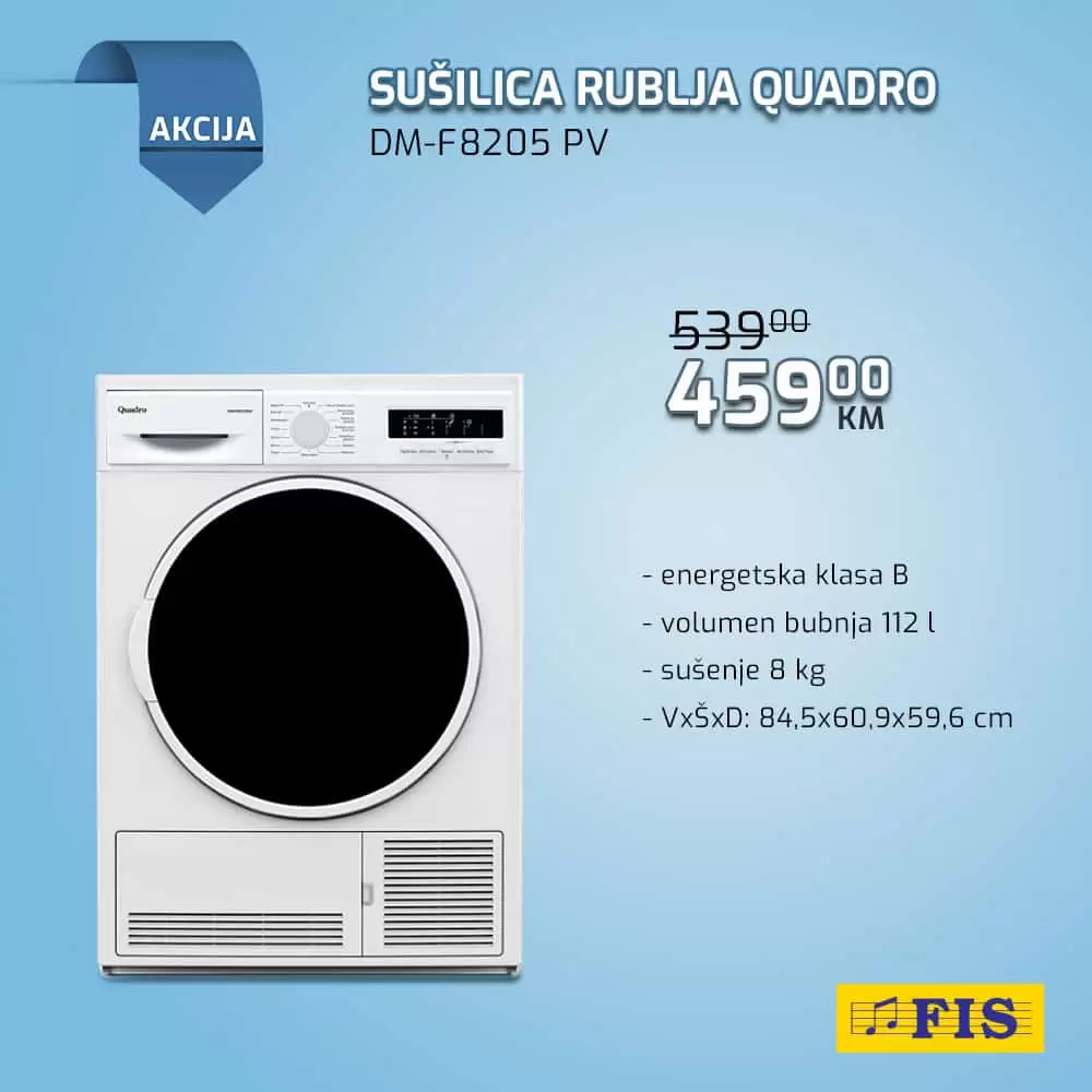 susilica rublja, susilica vesa, susilica za ves, susilica rublja quadro