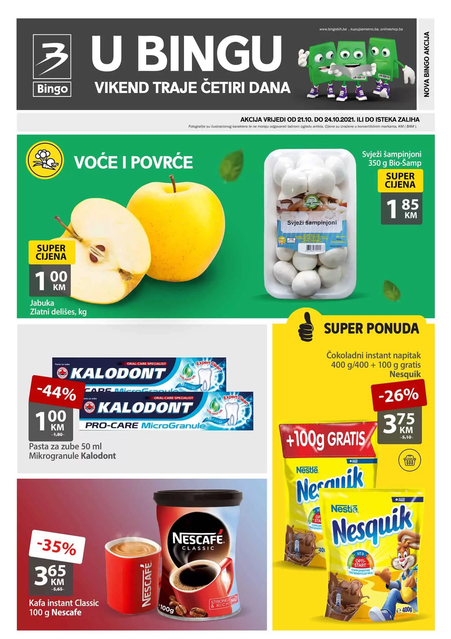 bingo katalog, bingo vikend akcija, bingo katalog bih, bingo bih, bingo cijene, bingo sarajevo