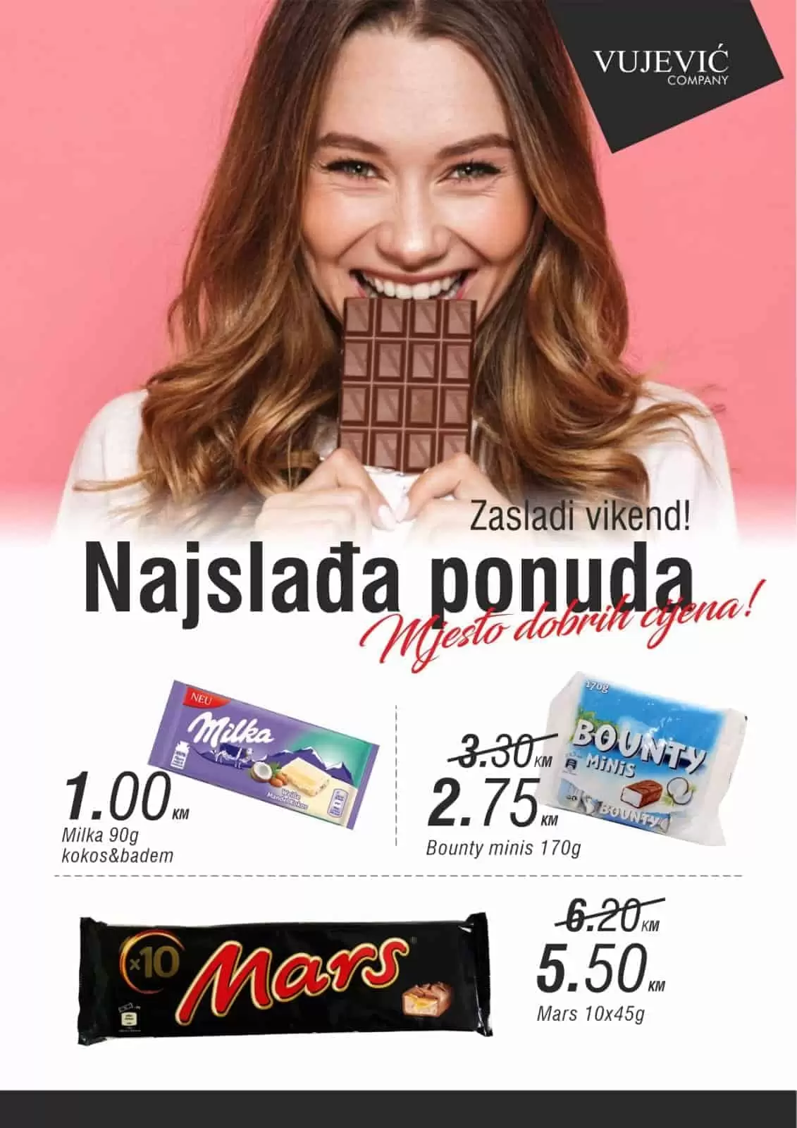 milka cokolada, milka akcija, milka popust, milka bingo, milka cokolada cijena , mars cokolada, bounty cokolada 