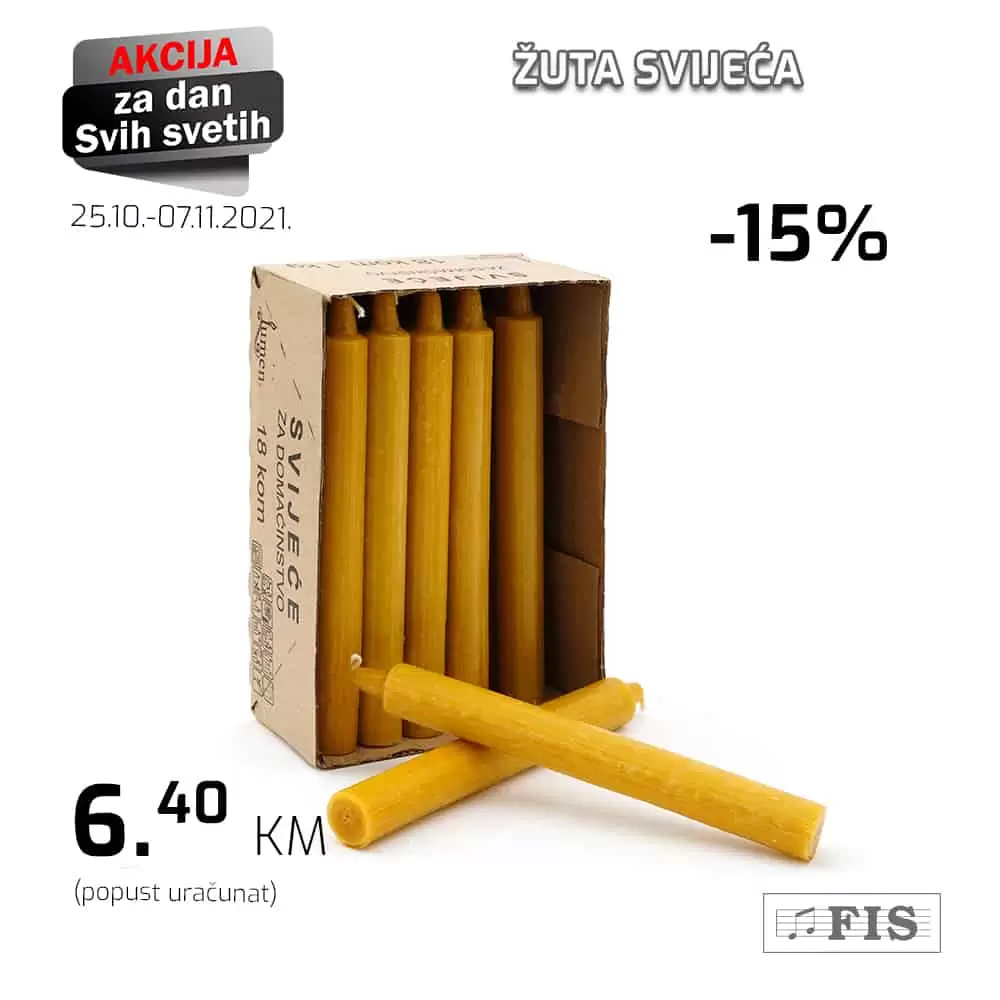 zute svijece, svi sveti zute svijece