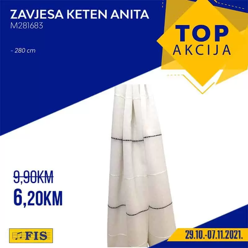 zavjese, zavjese keten, zavjese bijela, zavjese cijena, zavjese akcija