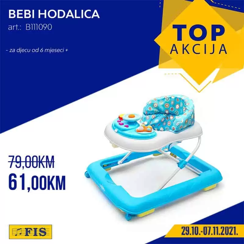 bebi hodalica, hodalica za bebe, hodalica za bebe cijena, hodalica akcija, hodalica sarajevo, hodalica fis, hodalica snizenje