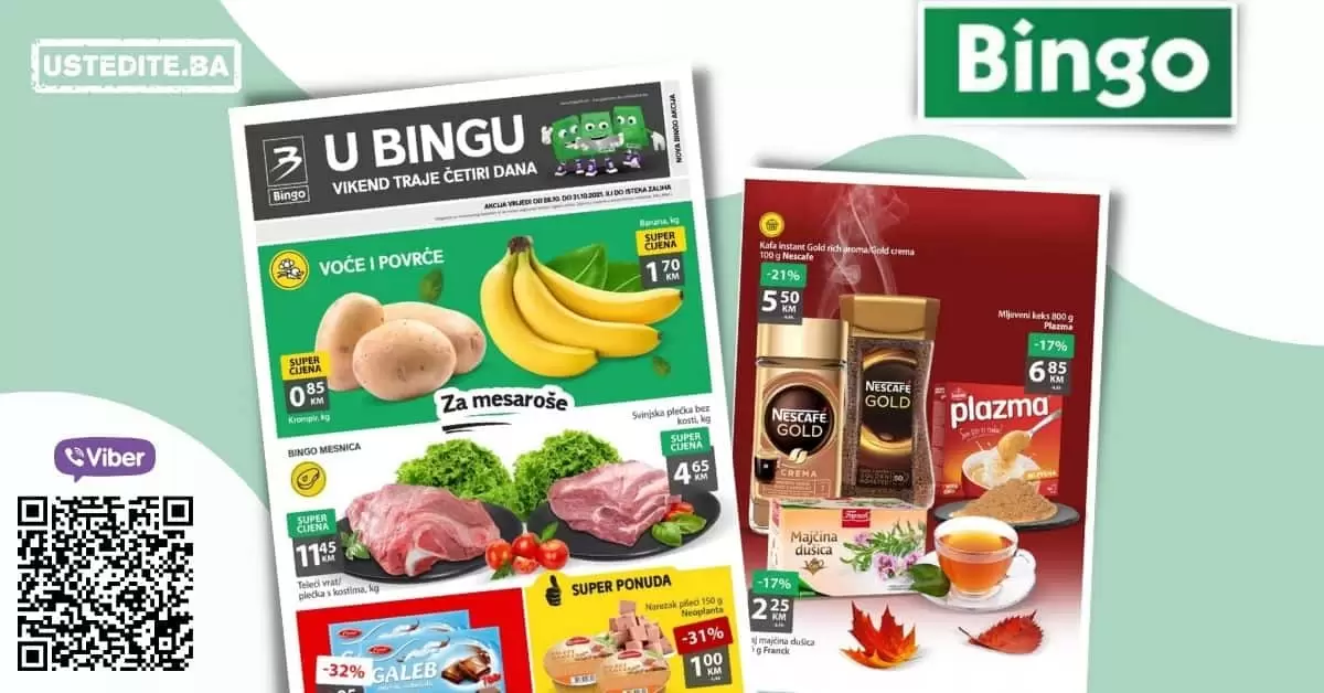 Bingo vikend akcija 29-31.10.2021. godine