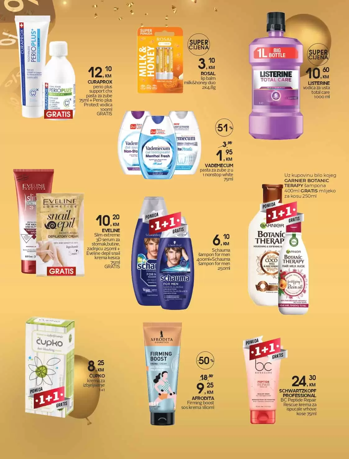 VIOLETA higijenski ulošci 10/1, GARNIER BOTANIC TERAPY šampon 400m