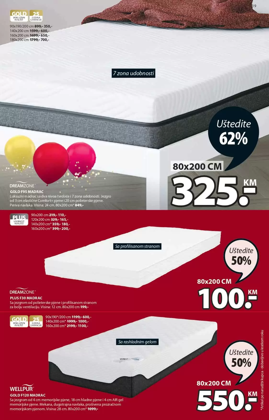 nadmadrac jysk. madrac jysk, madrac cijena, madrac akcija, snizenje madraca, madrac sarajevo,