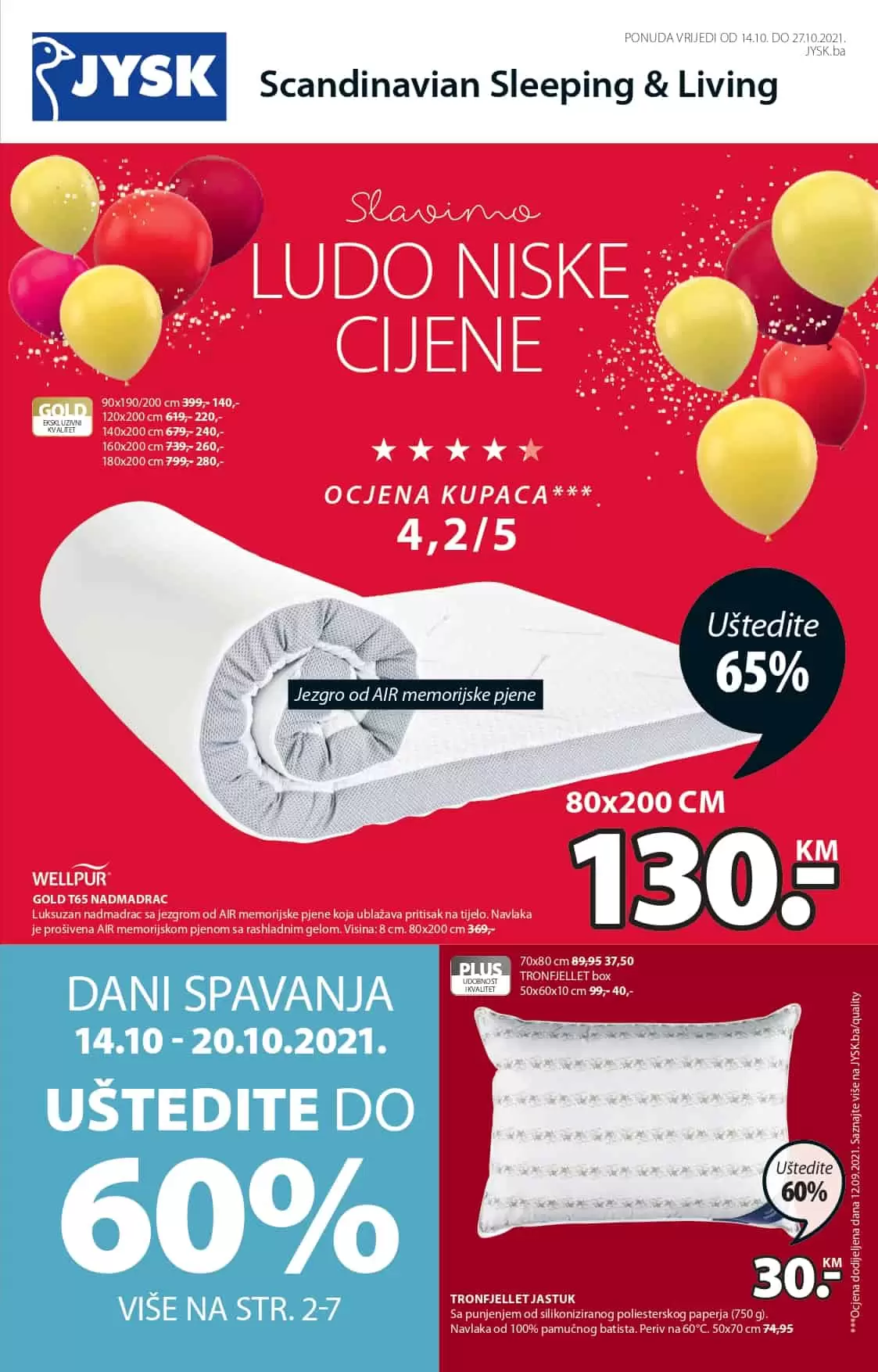 jysk akcijski katalog. snizenje. popust, korona virus. online kupovina. 