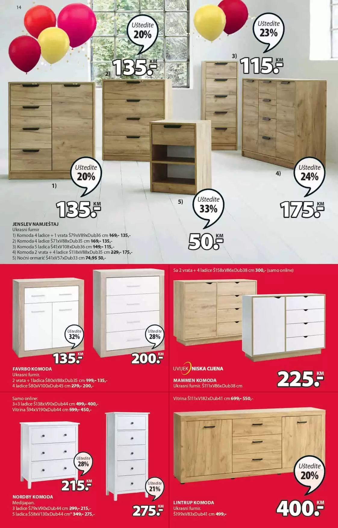 komoda, mala komoda, komoda cijena, komoda akcija, komoda jysk, 