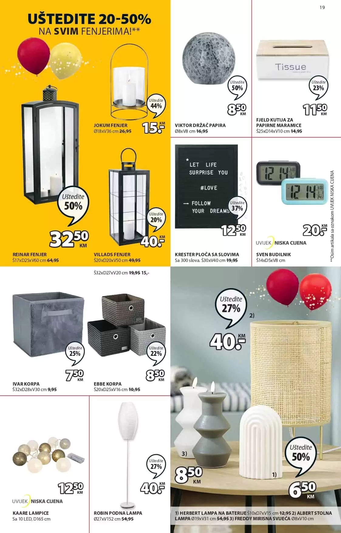 korpe za odlaganje, ploca sa slovima, fenje, fenjer cijena, fenjer akcija, 