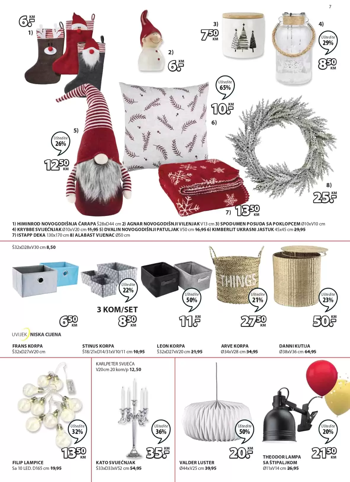 Jysk akcijski katalog. letak. snizeno. snizenje. popust. usteda. usteda novca.