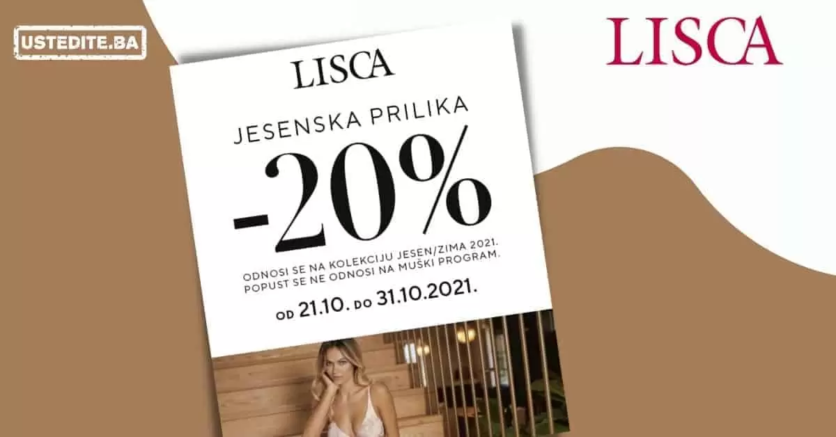 lisca, lisca donji ves, lisca snizenje, lisca akcija, lisca popusti, lisca grudnjaci, lisca gacice, lisca gace