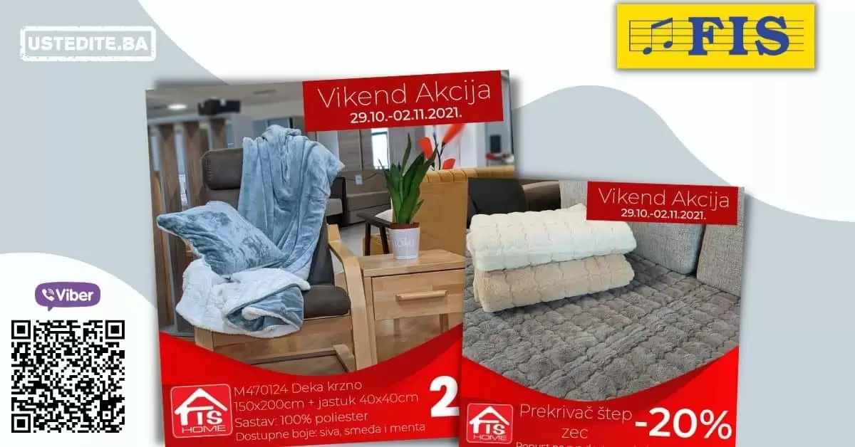 Fis Home vikend akcija 29.10-02.11.2021. godine