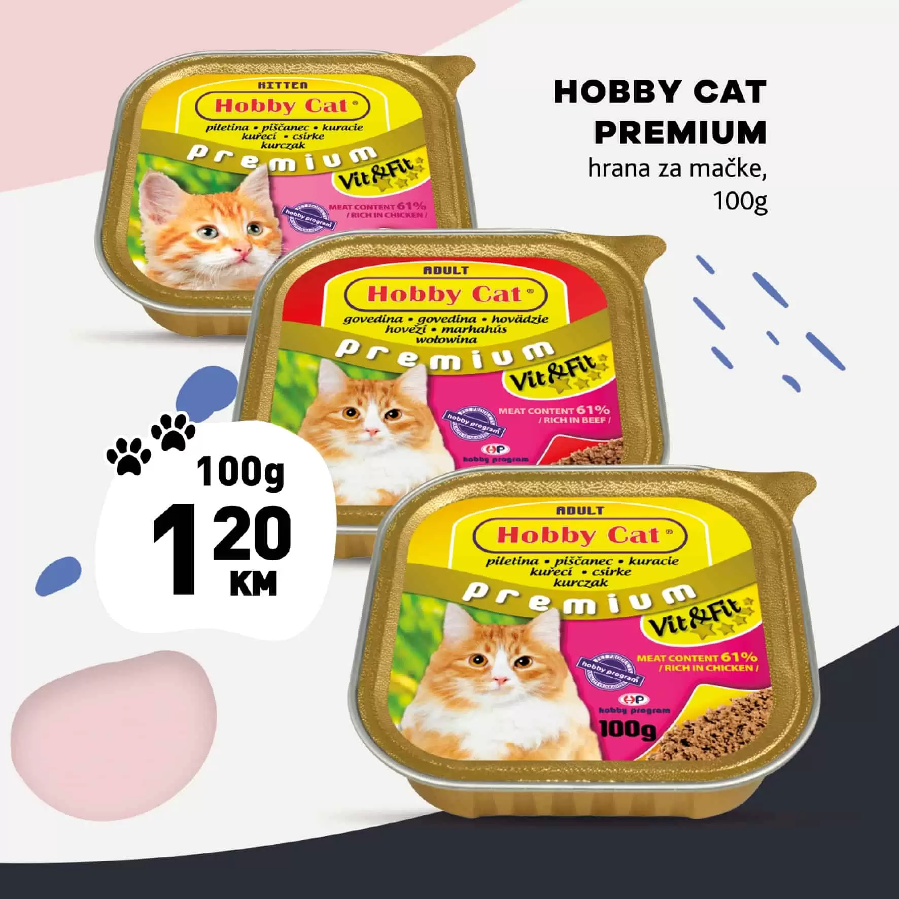 hrana za macke hobby cat premium