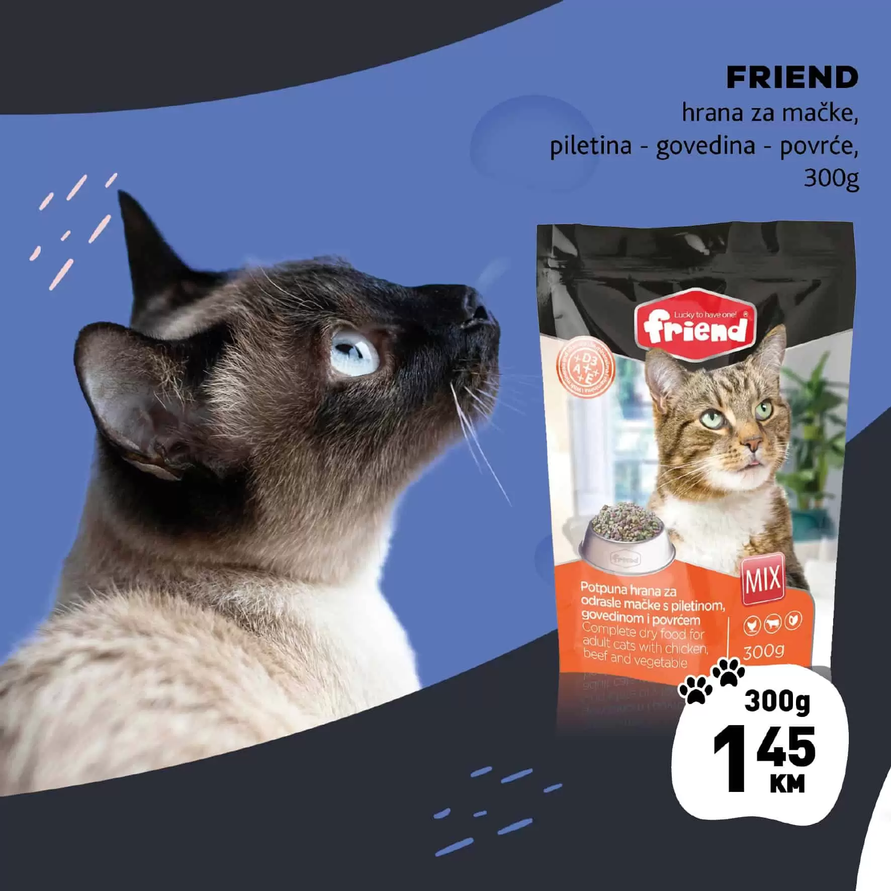 friend hrana za macke piletina povrce  govedina