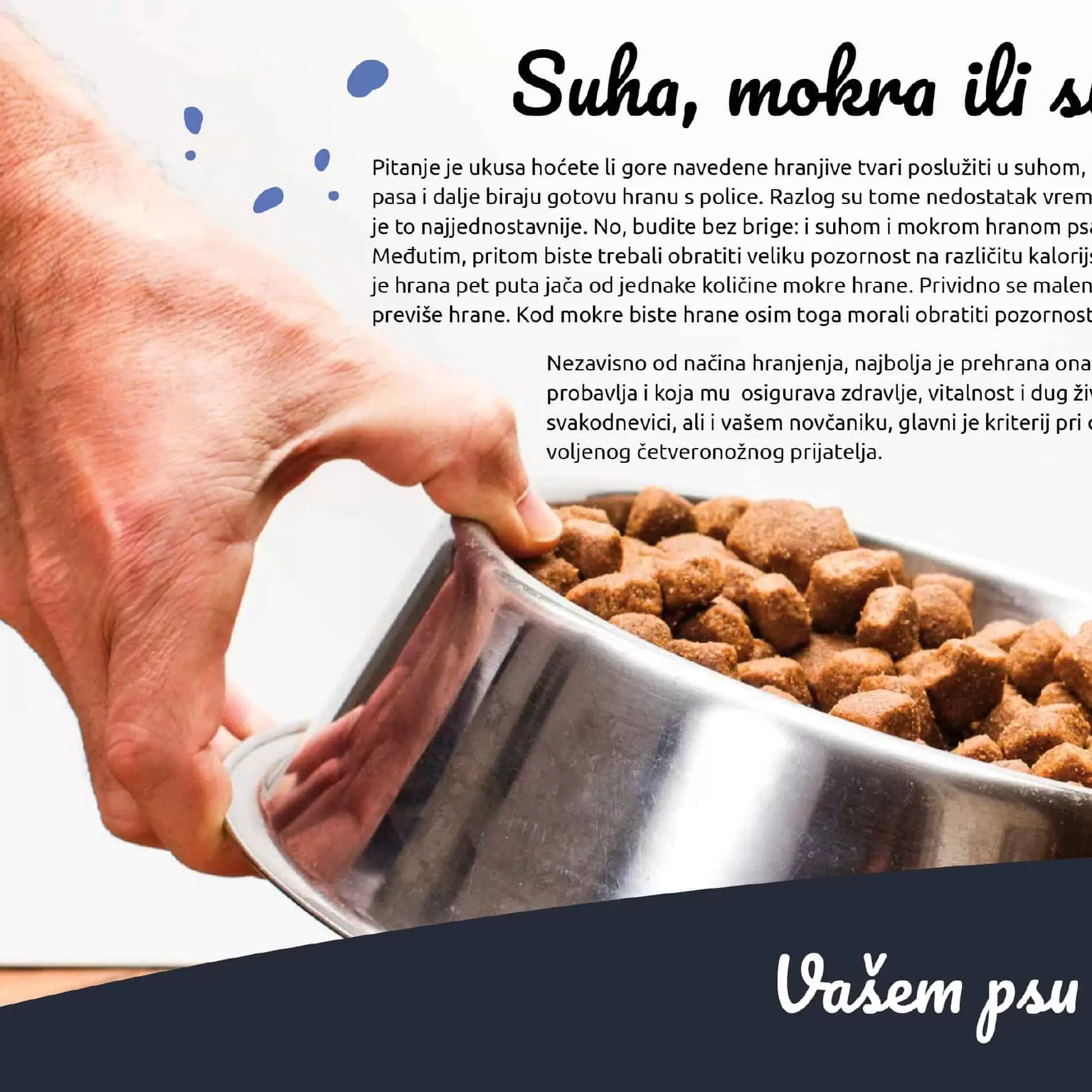 za cuke. suha, mokra ili sirova hrana za cuke