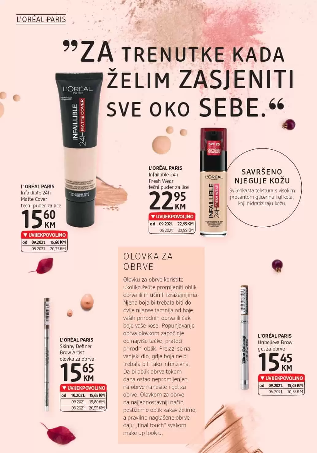 puder infallible, puder infallible loreal, puder infallible loreal cijena