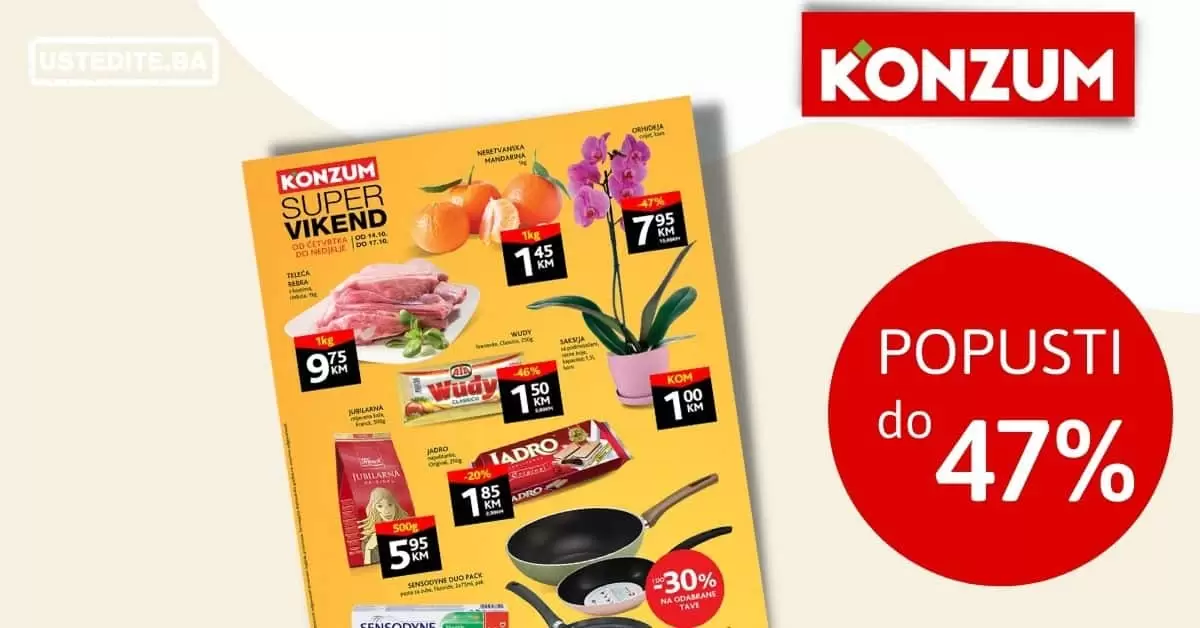 konzum snizenje. konzum akcija. konzum katalog. konzum popust. konzum raspodaja.
