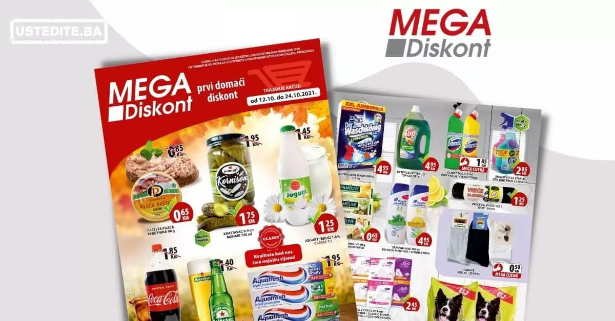 Mega Diskont kataloška akcija 12-24.10.2021. godine