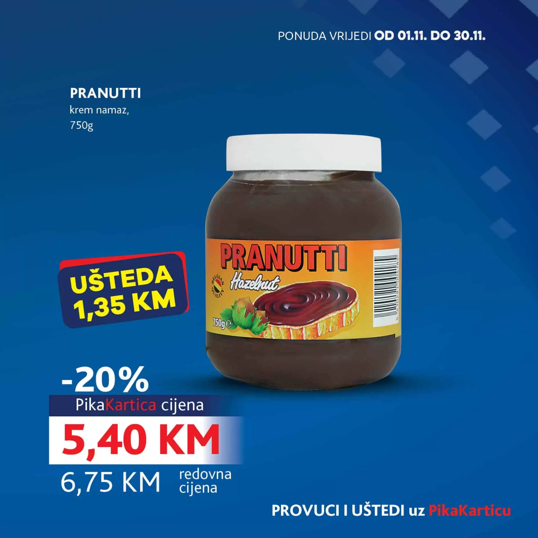 eurokrem pranutti, pranuttti eurokrem cijena, oranuti eurokrem akcija