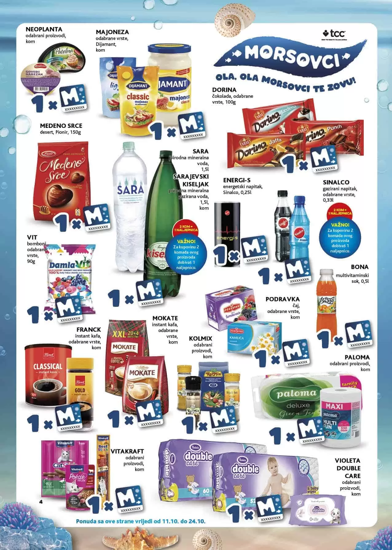 morsovci, delfin nina, 