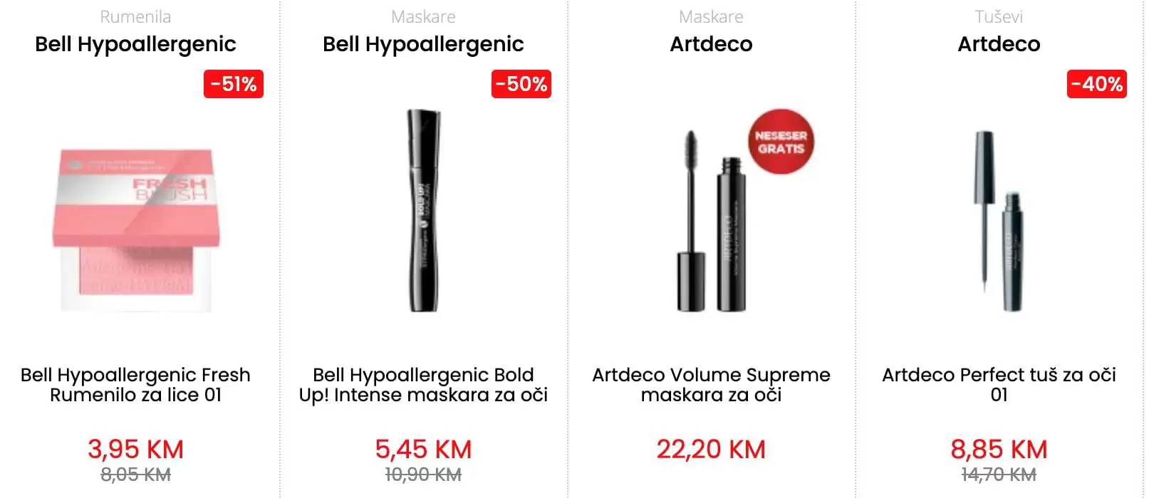 artdeco maskara, artdeco cm, artdeco akcija, artdeco popust, artdeco cijena, artdeco masakara cijena, artdeco maskara popust