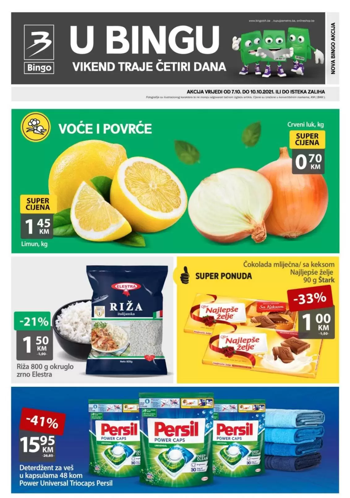 crveni luk cijena, crveni luk akcija, limun cijena, limun akcija, persil kapsule cijena, persil kapsule akcija, persil kapsule bingo