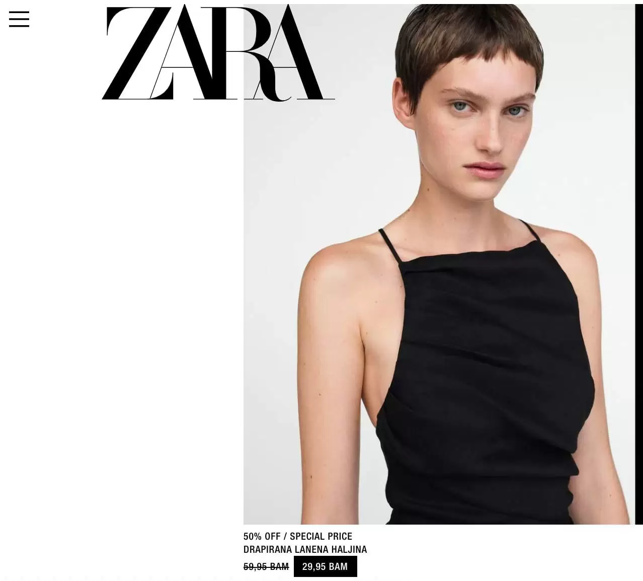 haljina zara, top zara, snizenje zara