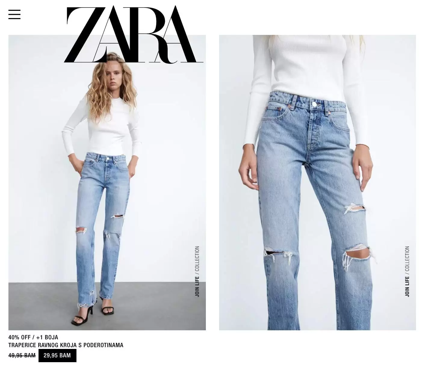 zara, zara SNIZENJE, zara online, zara akcija, zara popusti, zara bih, zara katalog, zara odjeca, zara jakne, zara farmerice, zara jeans, zara tene, zara patike