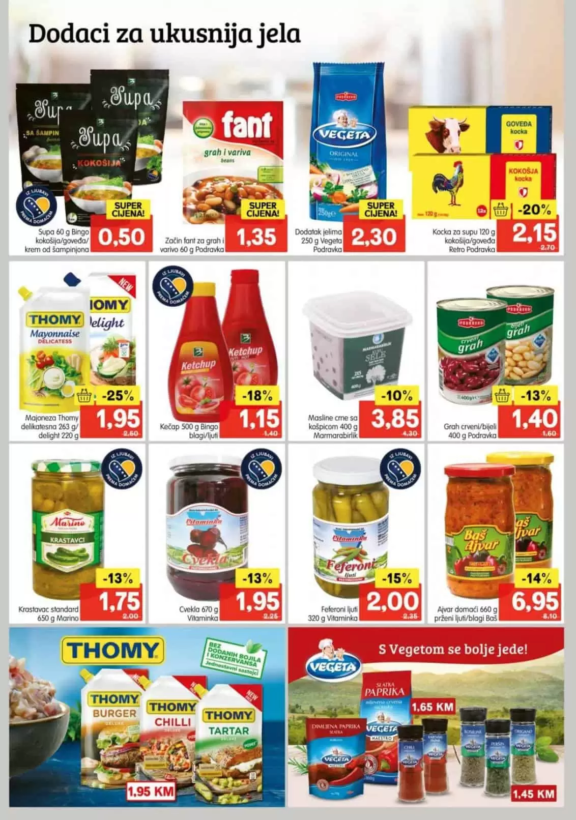 majoneza thomy, majoneza thomy akcija, majoneza thomy cijena, zacin fant za grah i variva