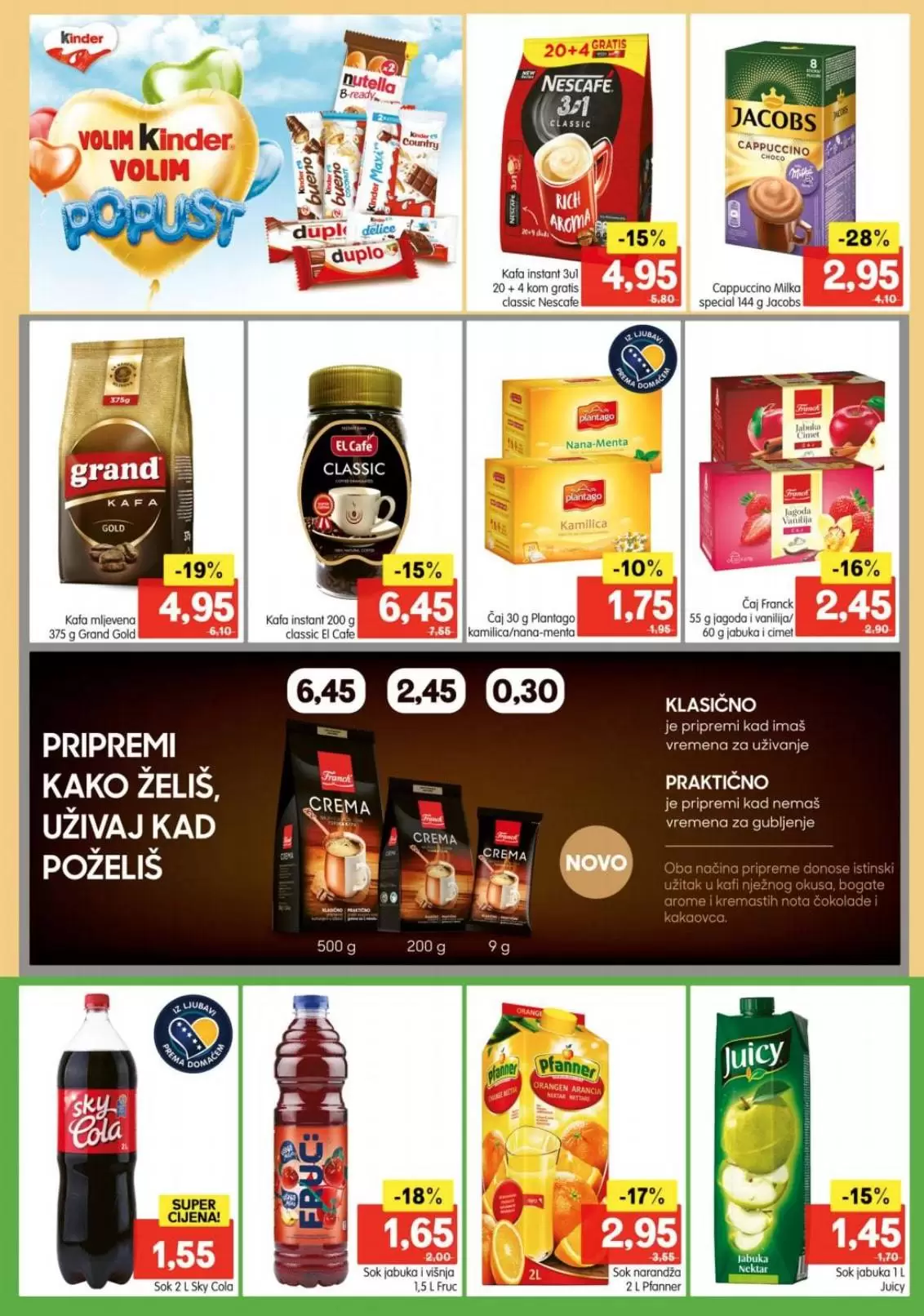 kafa, akcija kafa, kafa bih, kafa bingo, kafa cijena, kafa akcija, akcija kafa, akcija dincafe, specijal kafa cijena