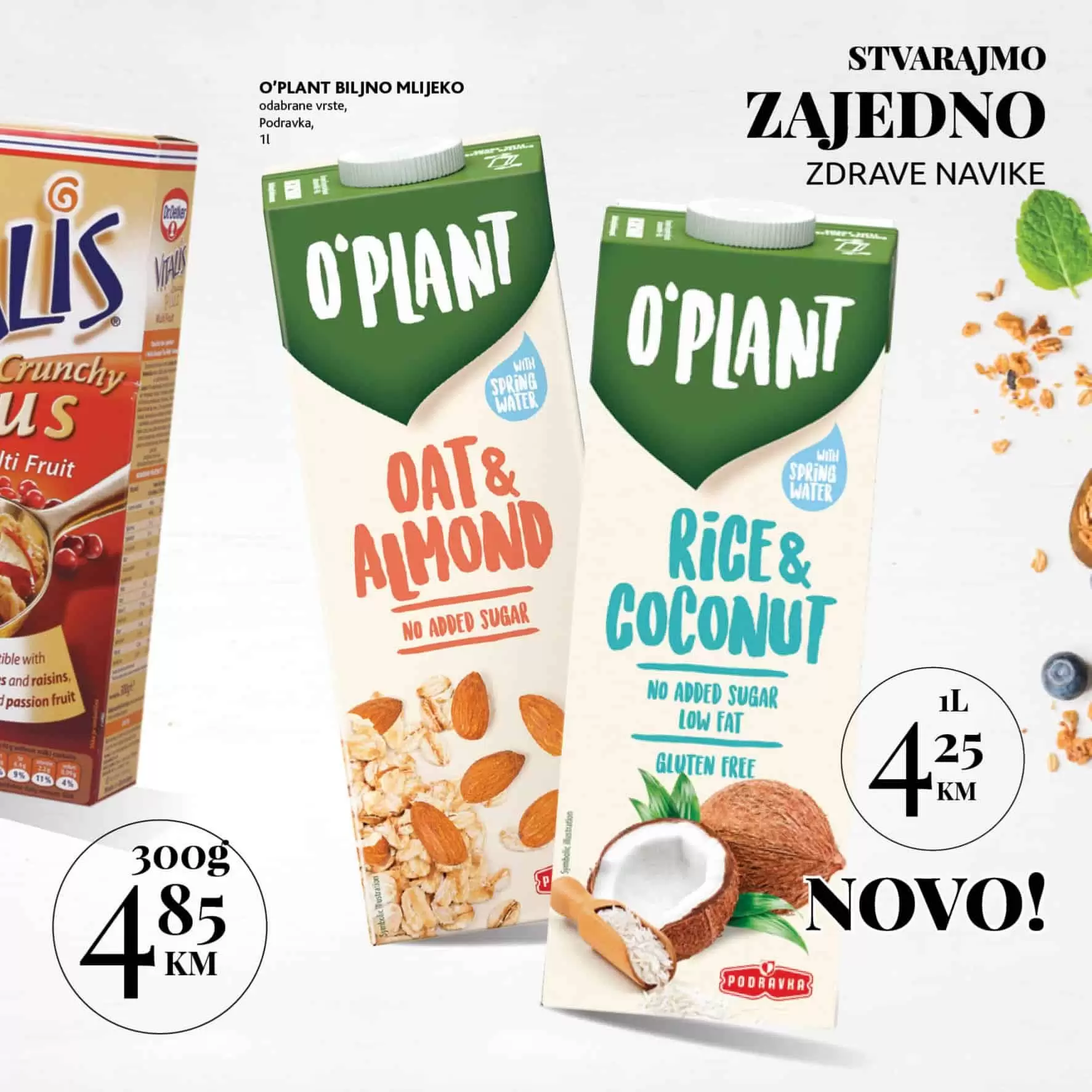 mlijeko od rize, bademovo mlijeko, bademovo mlijeko cijena, bademovo mlijeko akcija, rice milk, almond milk 