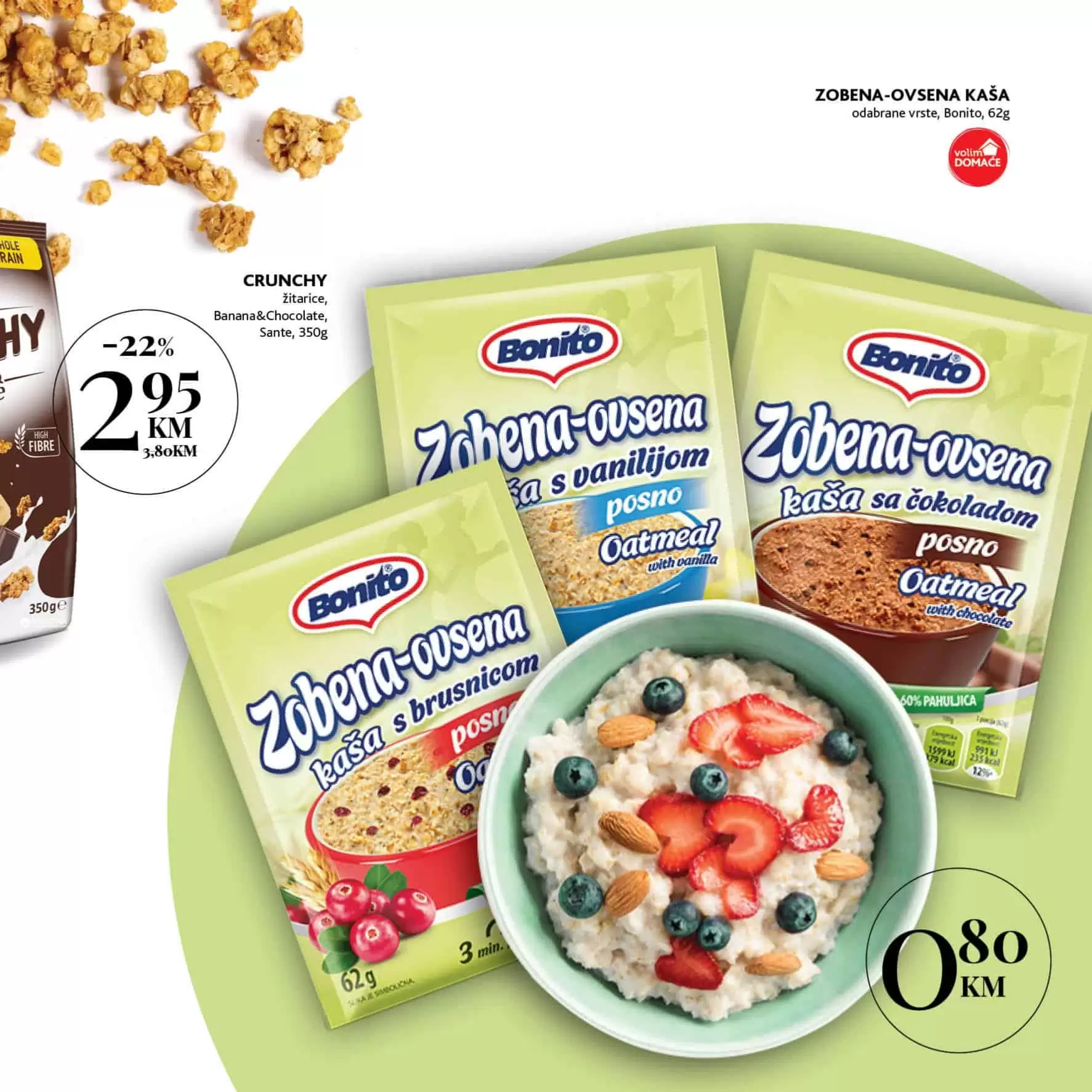 bonito kasa, zobena ovsena kasa, zdrava kasa