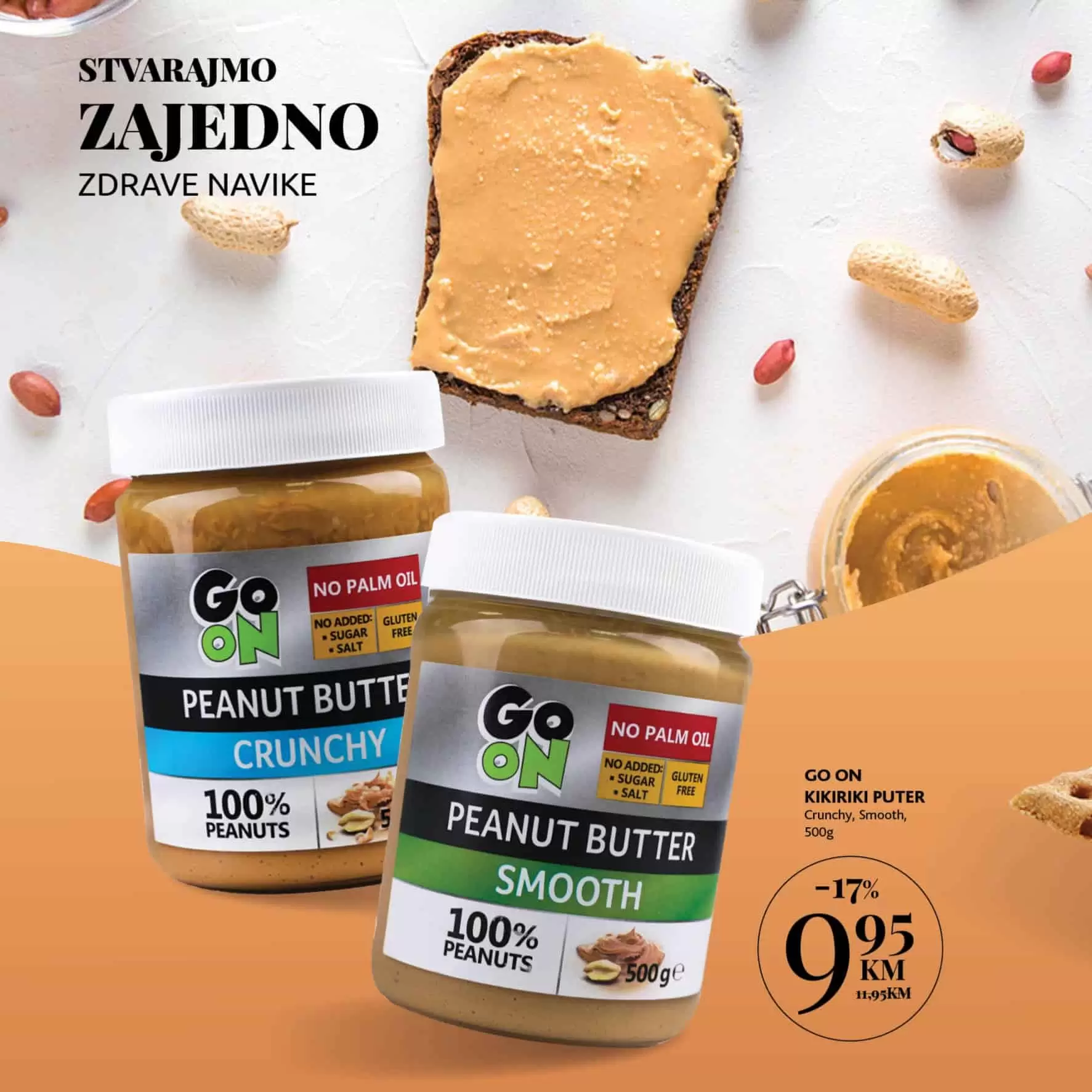 kikiriki puter, kikiriki puter cijena, kikiriki puter akcija, go on kikiriki puter, kikiriki puter konzum