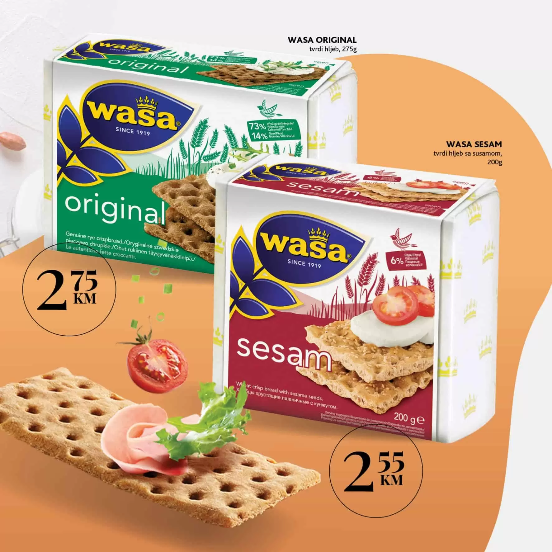 wasa tvrdi hljeb sa susamom, wasa tvrdi hljeb