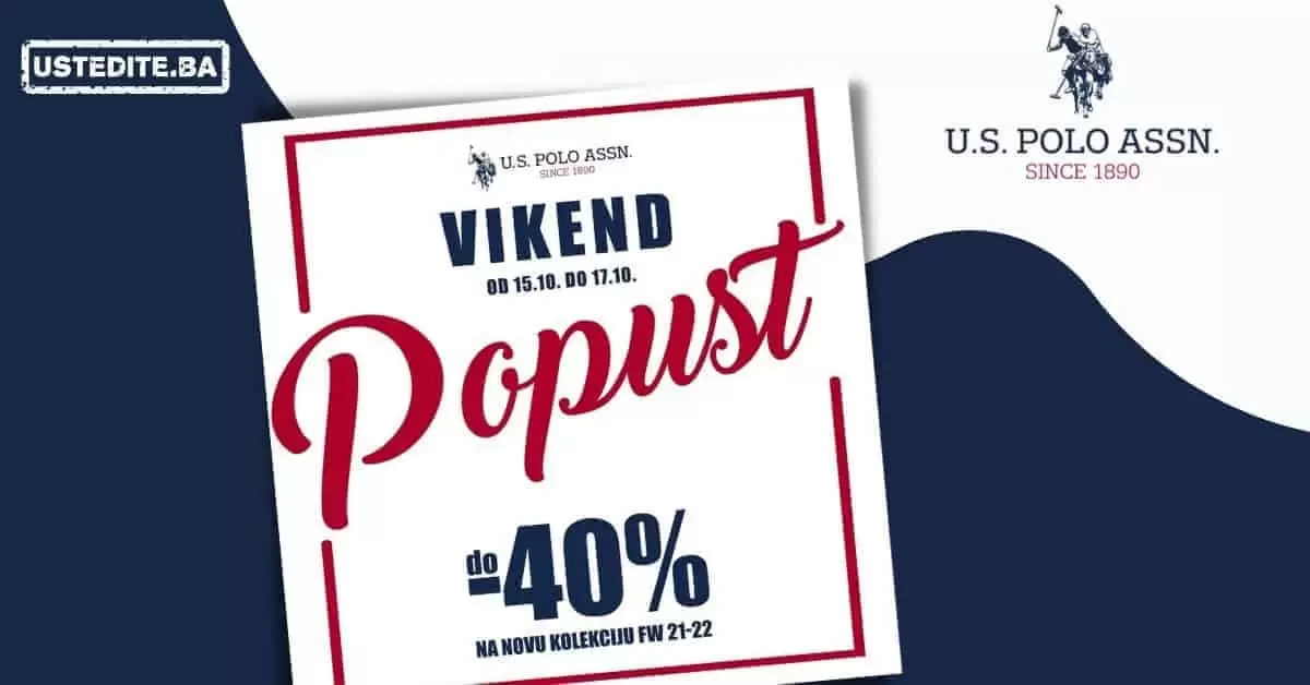 Sniženje 40% US Polo Assn