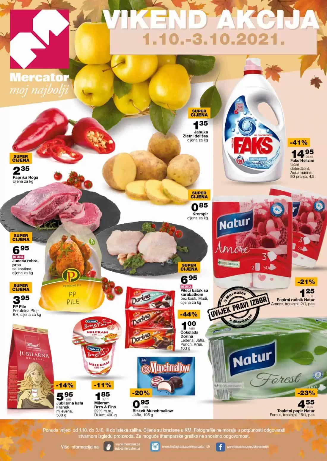 faks deterdzent, faks helizim akcija, faks cijena,  faks tecni deterdzent, franck kafa, franck kafa jubilarna cijena, franck jubilarna kafa akcija